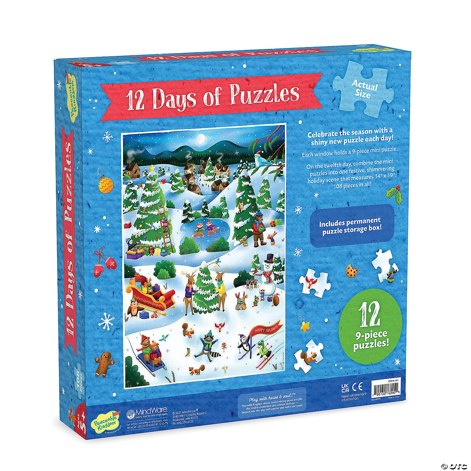 12 Days of Puzzles MW 12 Days Of Puzzles -MindWare SHOP 12 days of puzzlespz39 a05
