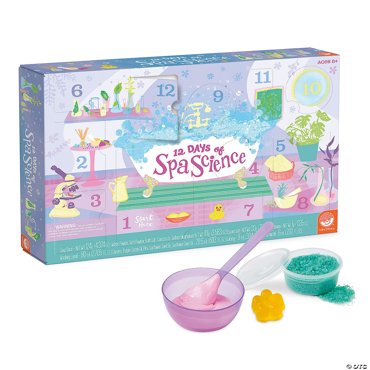 12 Days of Spa Science MW 12 Days Of Spa Science -MindWare SHOP 12 days of spa science14122651
