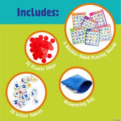 MW Alphabet Bingo Board Game -MindWare SHOP alphabet bingo board gamegm112 a02