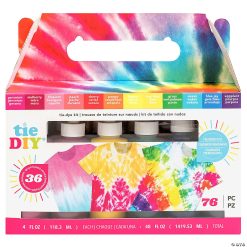 MW American Crafts Tie Dye DIY Kit Vivid 76pc