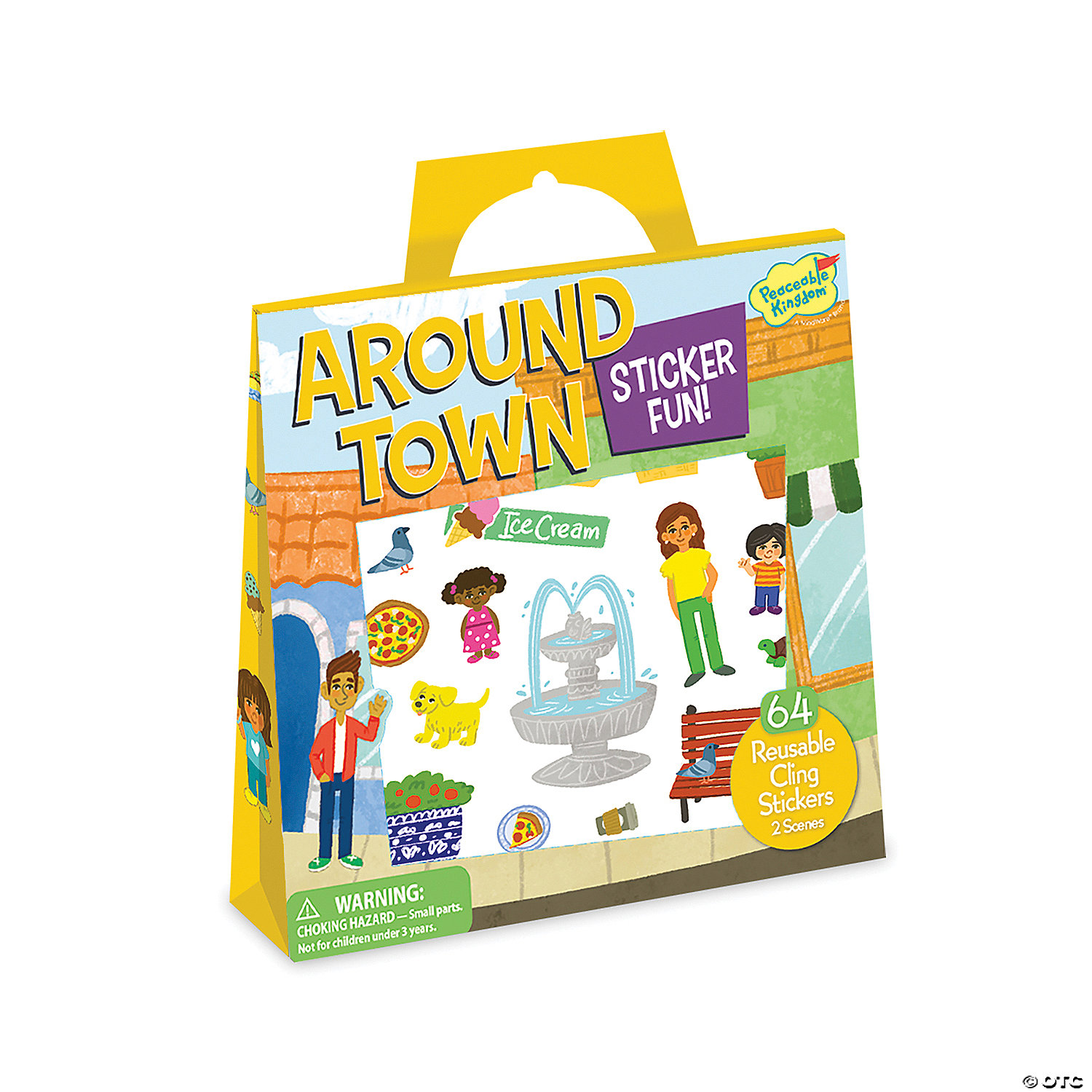 MW Around Town Reusable Sticker Tote 4 MW Around Town Reusable Sticker Tote - Image 2
