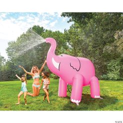 MW BigMouth Elephant Yard Sprinkler: Pink -MindWare SHOP bigmouth elephant yard sprinkler pink14098156 a02