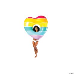 MW BigMouth: Rainbow Heart Float -MindWare SHOP bigmouth rainbow heart float14098180 a01