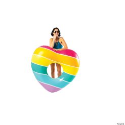 MW BigMouth: Rainbow Heart Float -MindWare SHOP bigmouth rainbow heart float14098180 a02