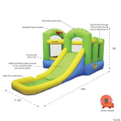 MW Bounceland Bounce 'N Splash Island Bounce House Inflatable 9 MW Bounceland Bounce 'N Splash Island Bounce House Inflatable -MindWare SHOP bounceland bounce n splash island bounce house inflatable14097501 a02
