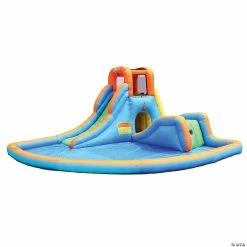 MW Bounceland Cascade Water Slides And Large Pool