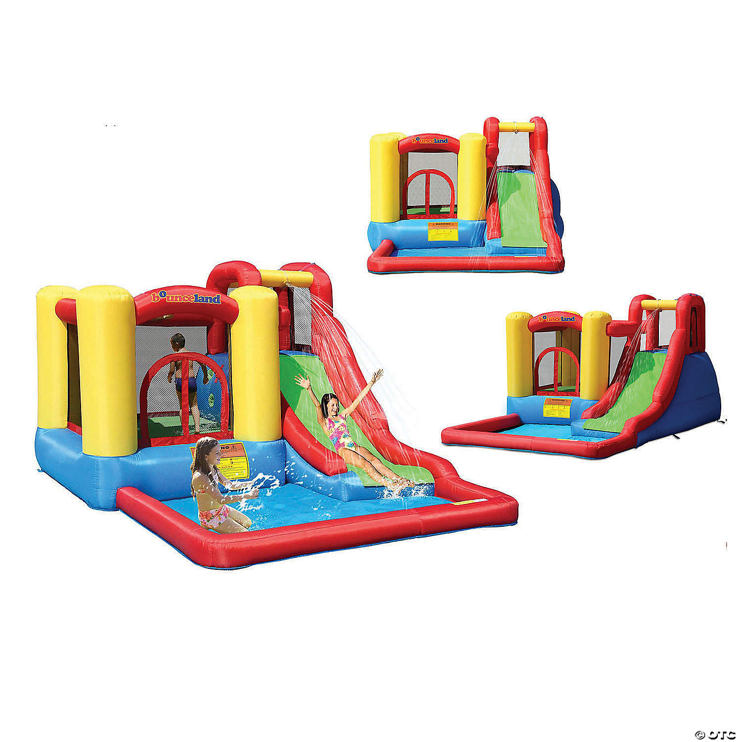 Bounceland: Jump & Splash Adventure Bounce House with Slide MW Bounceland: Jump & Splash Adventure Bounce House With Slide -MindWare SHOP bounceland jump and splash adventure bounce house with slide14097505 a01