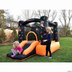 MW Bounceland Kidz Rock Bounce House With Lights And Sound Interaction -MindWare SHOP bounceland kidz rock bounce house with lights and sound interaction14097493 a02