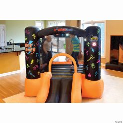MW Bounceland Kidz Rock Bounce House With Lights And Sound Interaction -MindWare SHOP bounceland kidz rock bounce house with lights and sound interaction14097493 a04