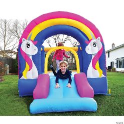 MW Bounceland Rainbow Unicorn Bounce House And Slide 5 MW Bounceland Rainbow Unicorn Bounce House And Slide -MindWare SHOP bounceland rainbow unicorn bounce house and slide14097508 a03