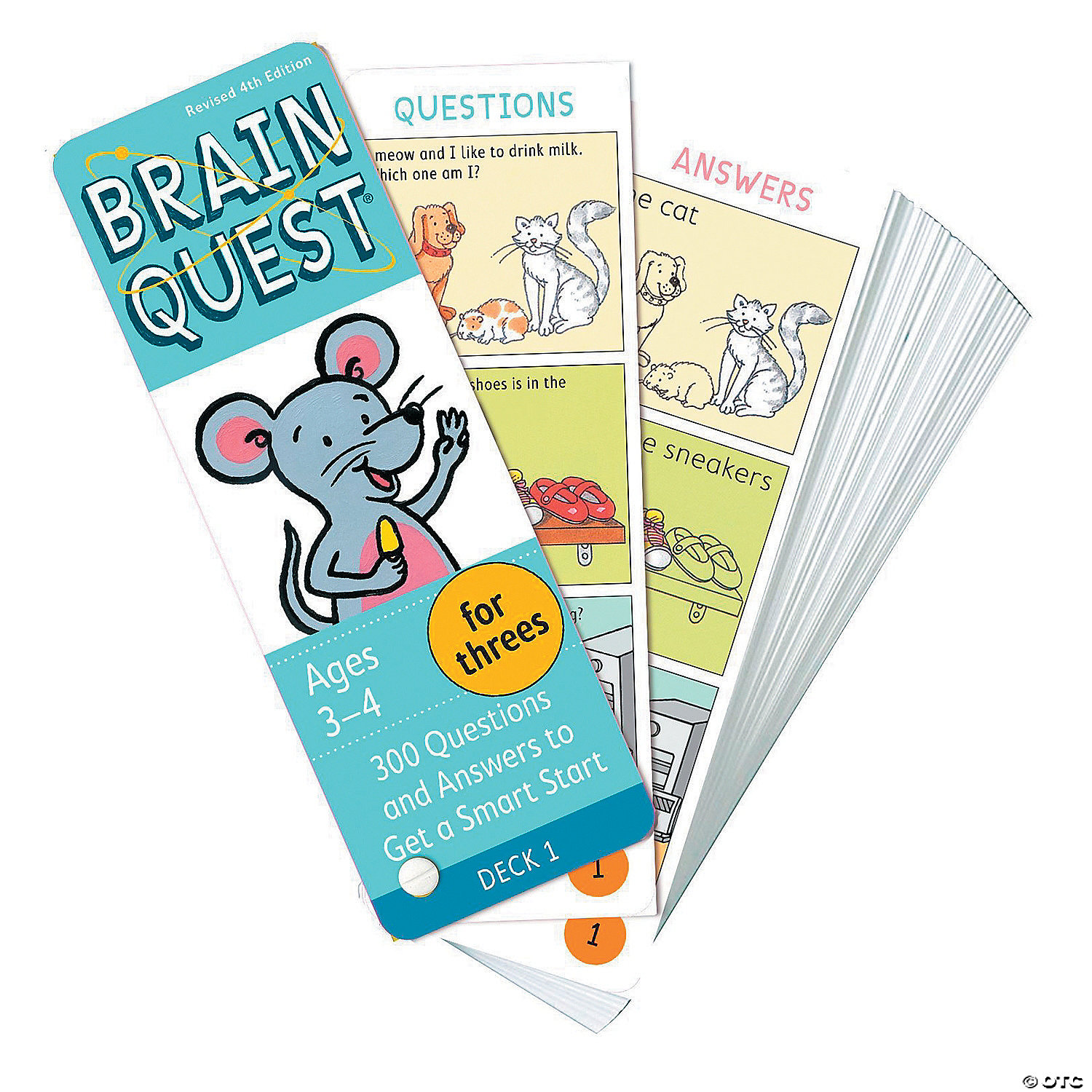 Brain Quest For Threes MW Brain Quest For Threes -MindWare SHOP brain quest for threes54110 a01