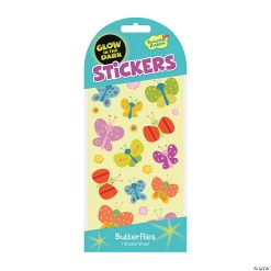 MW Butterflies Glow-in-the-Dark Stickers: Pack Of 12