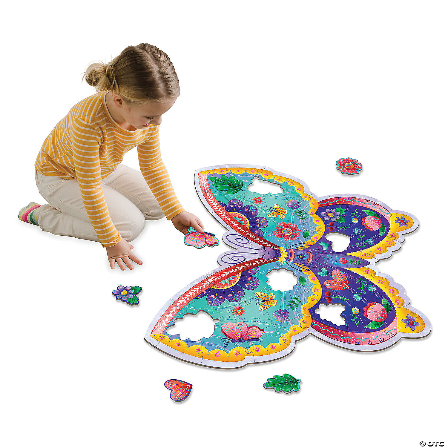 Butterfly Floor Puzzle MW Butterfly Floor Puzzle -MindWare SHOP butterfly floor puzzlepz42 a04