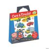 MW Cars & Trucks Reusable Sticker Tote -MindWare SHOP cars and trucks reusable sticker totesp66
