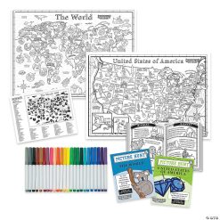 MW Color & Find Map Posters: USA And World 4 MW Color & Find Map Posters: USA And World -MindWare SHOP color and find map posters usa and world14090579 a02