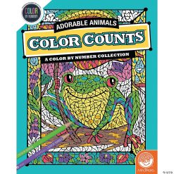 MW Color By Number Color Counts: Adorable Animals