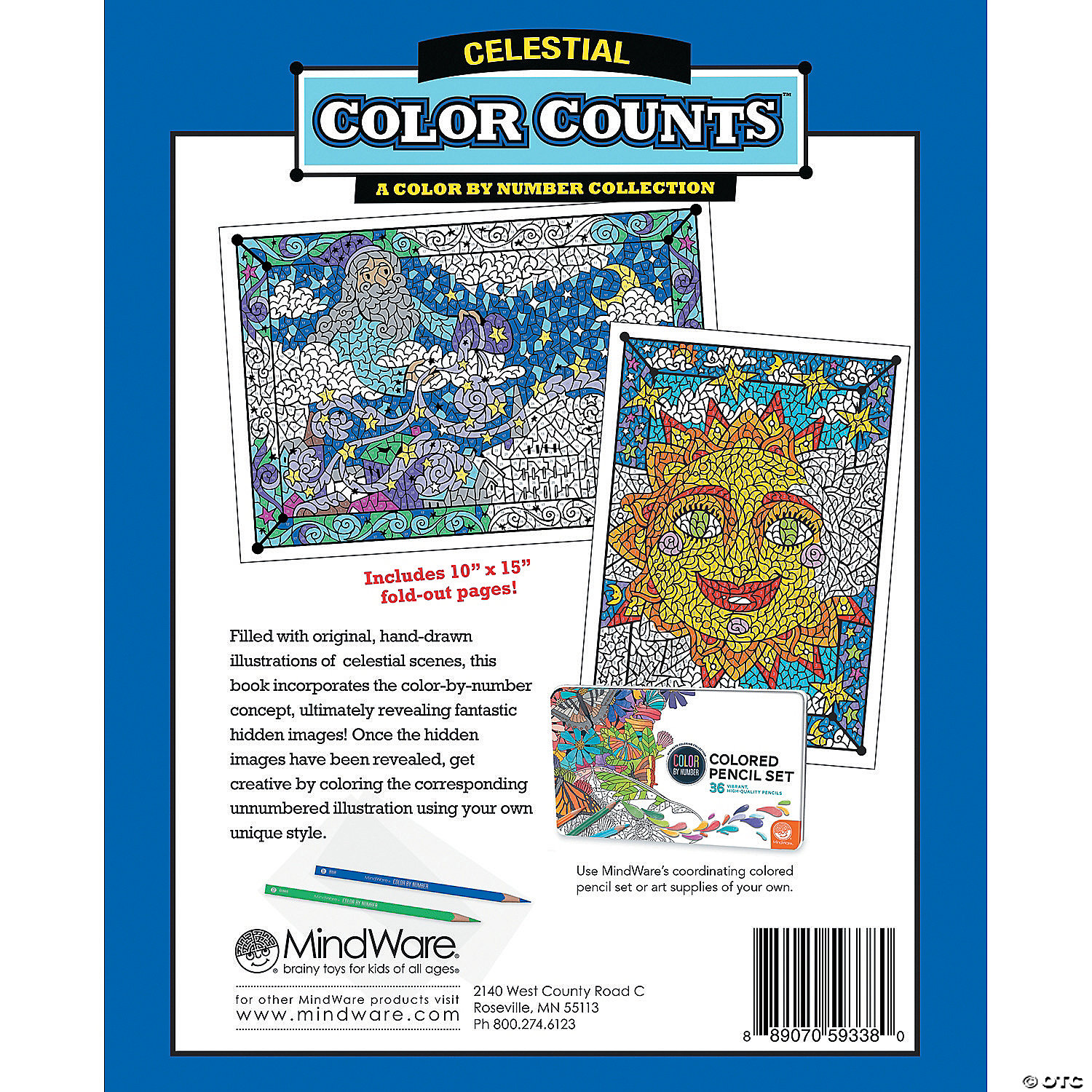 MW Color By Number Color Counts: Celestial 4 MW Color By Number Color Counts: Celestial - Image 2