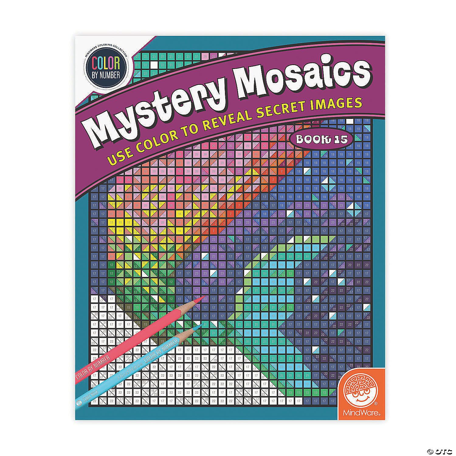 MW Color By Number Mystery Mosaics: Book 15 3 MW Color By Number Mystery Mosaics: Book 15