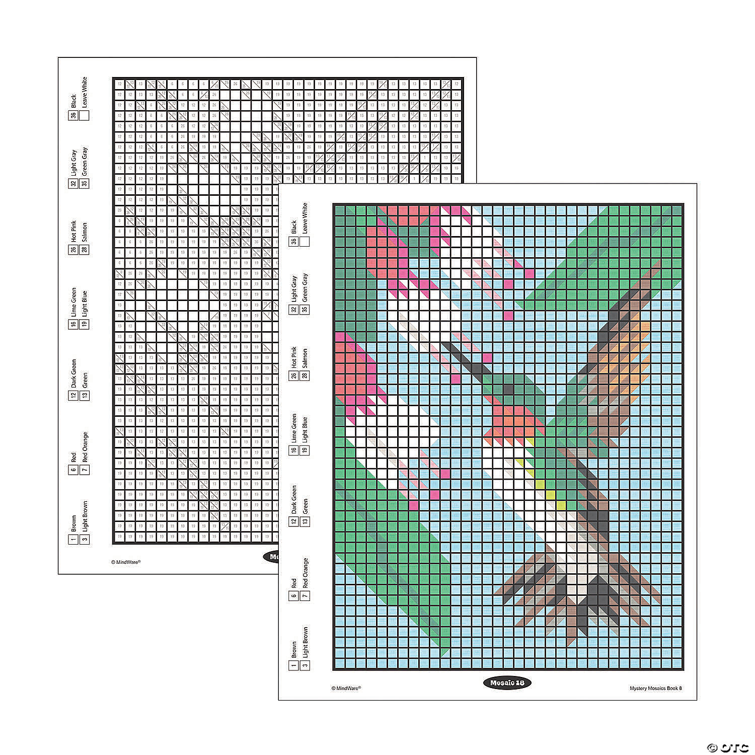 MW Color By Number Mystery Mosaics: Book 8 4 MW Color By Number Mystery Mosaics: Book 8 - Image 2
