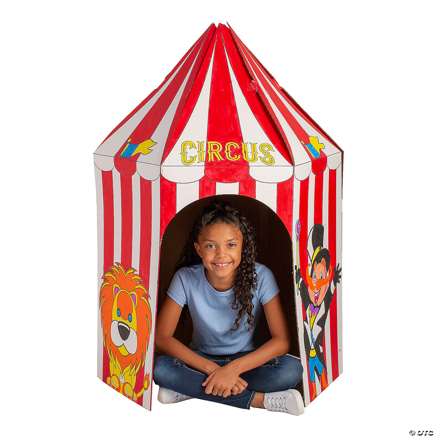 Color Your Own Circus Tent and Playhouse MW Color Your Own Circus Tent And Playhouse -MindWare SHOP color your own circus tent and playhouse13964804 a04