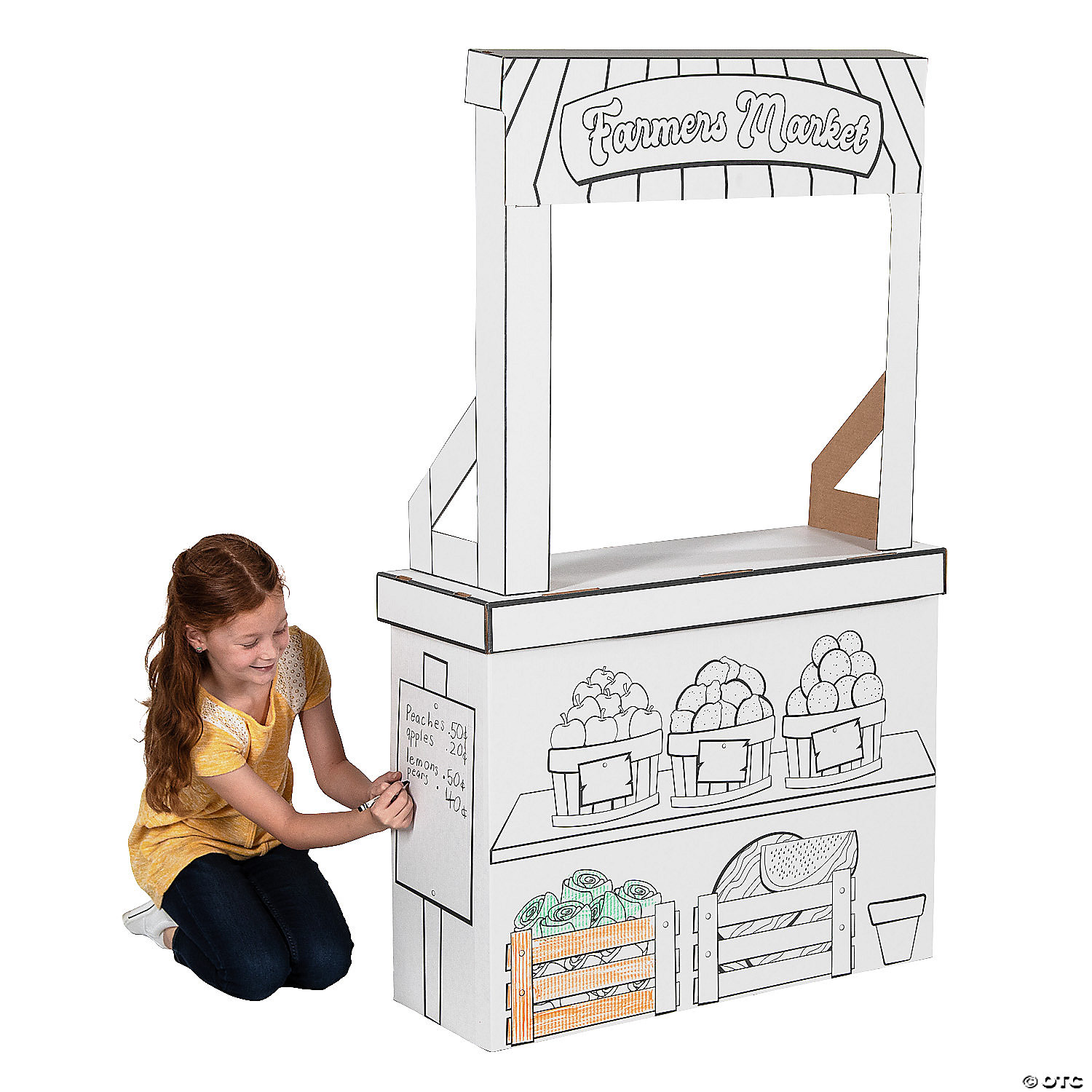 Color Your Own Farmers Market Stand and Playhouse MW Color Your Own Farmers Market Stand And Playhouse -MindWare SHOP color your own farmers market stand and playhouse13964488 1