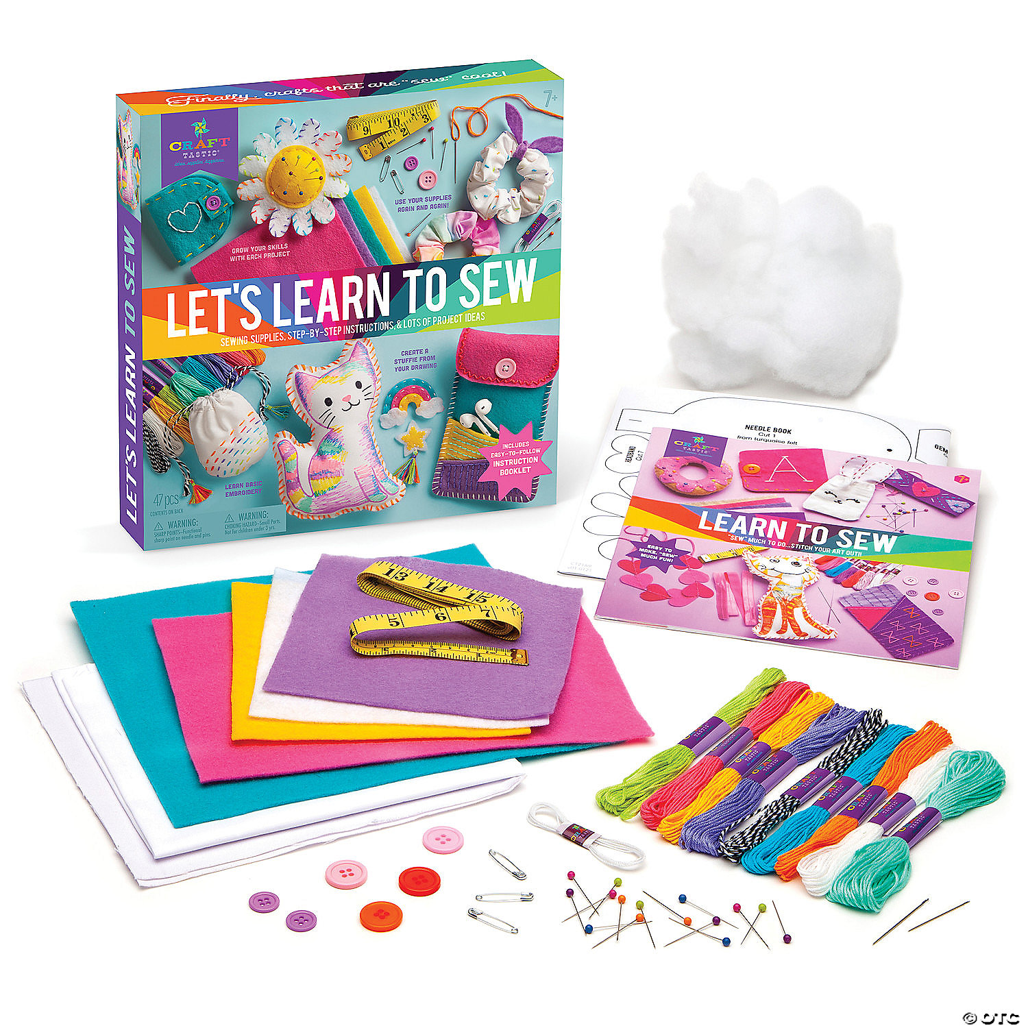 Craft-tastic Learn to Sew Craft Kit MW Craft-tastic Learn To Sew Craft Kit -MindWare SHOP craft tastic learn to sew craft kit13969075 a01