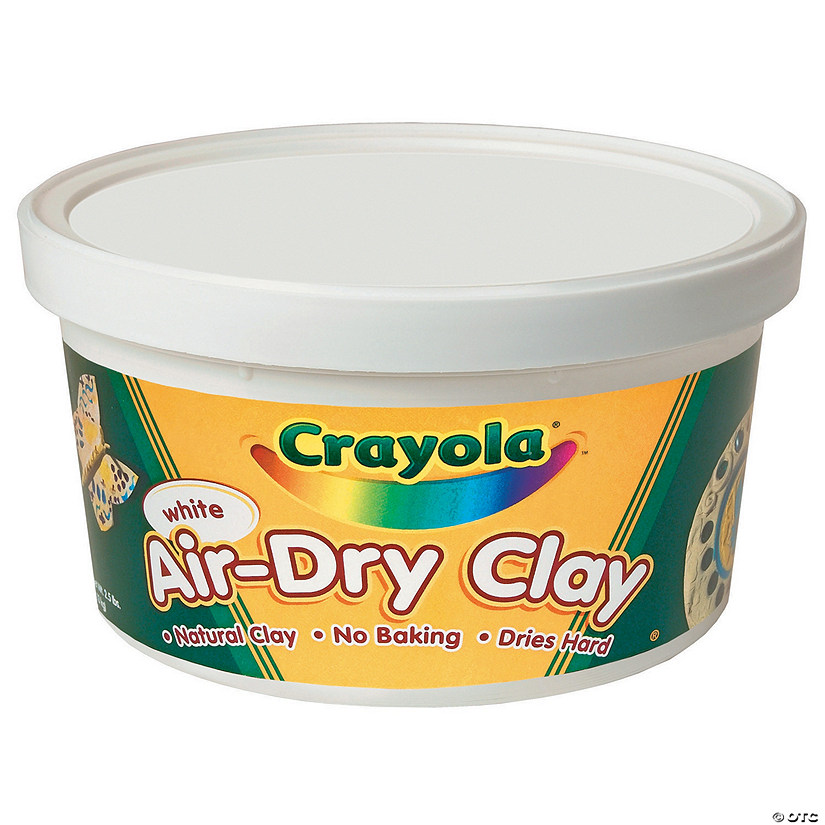 Crayola® Air-Dry Clay - 2 1/2 lbs. MW Crayola® Air-Dry Clay - 2 1/2 Lbs. -MindWare SHOP crayola sup sup air dry clay 2 1 2 lbs 73 90146