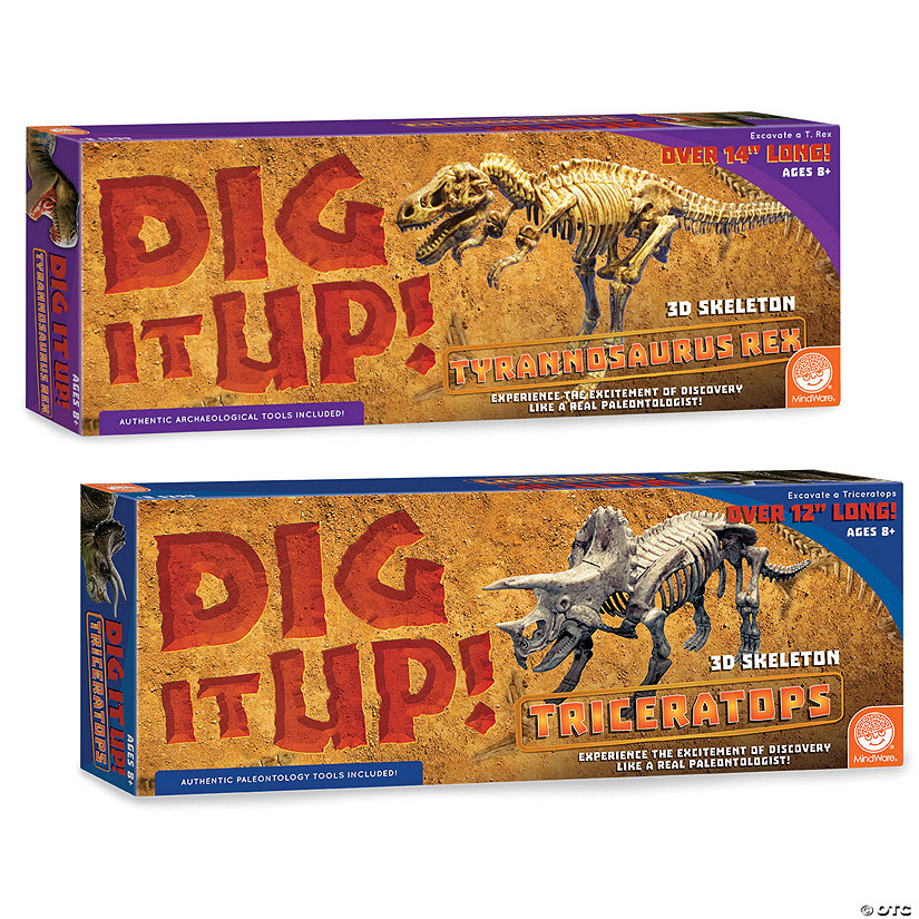 MW Dig It Up! Dino Models: Set Of 2 3 MW Dig It Up! Dino Models: Set Of 2