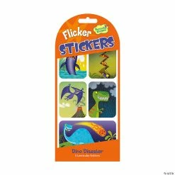 MW Dinosaur Disaster Flicker Stickers: Pack Of 12