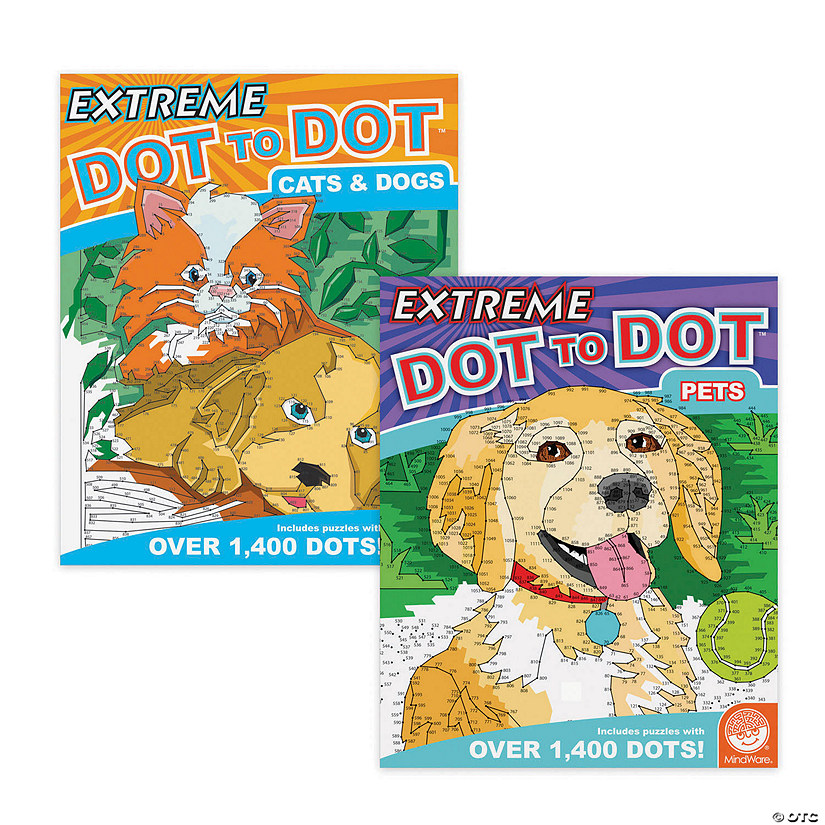 Dot to Dot Pets: Set of 2 MW Dot To Dot Pets: Set Of 2 -MindWare SHOP dot to dot pets set of 214090343