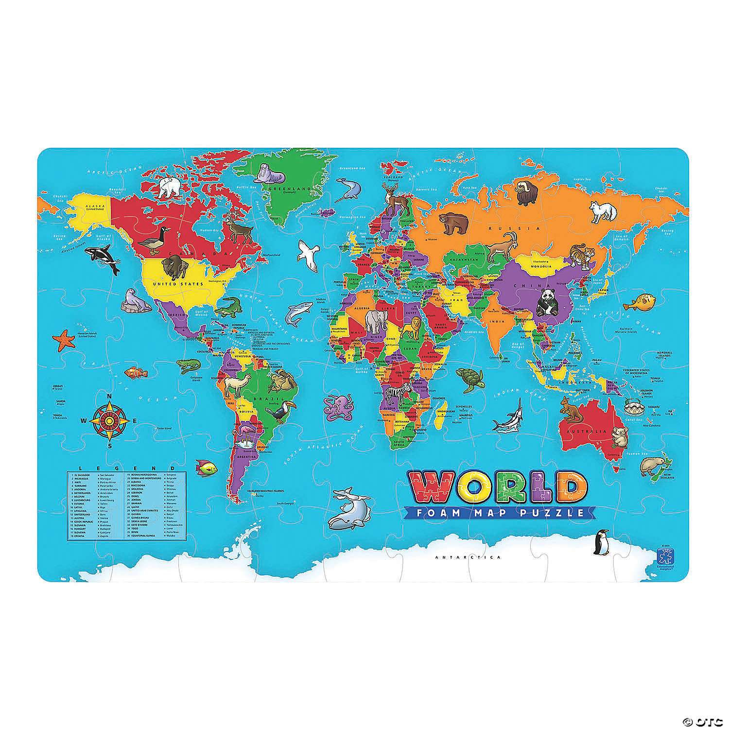 Educational Insights: World Foam® Map Jigsaw Puzzle MW Educational Insights: World Foam® Map Jigsaw Puzzle -MindWare SHOP educational insights world foam map jigsaw puzzle13965362 a01
