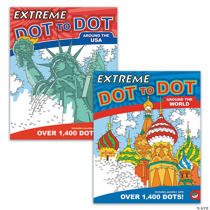 Extreme Dot to Dot: Destinations Set of 2 MW Extreme Dot To Dot: Destinations Set Of 2 -MindWare SHOP extreme dot to dot destinations set of 269066