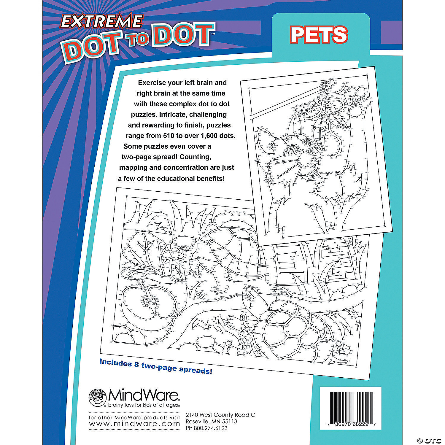 Extreme Dot to Dot: Pets MW Extreme Dot To Dot: Pets -MindWare SHOP extreme dot to dot pets68229 a01
