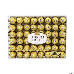 MW FERRERO ROCHER Hazelnut Chocolate Diamond Gift Box, 48 Pieces