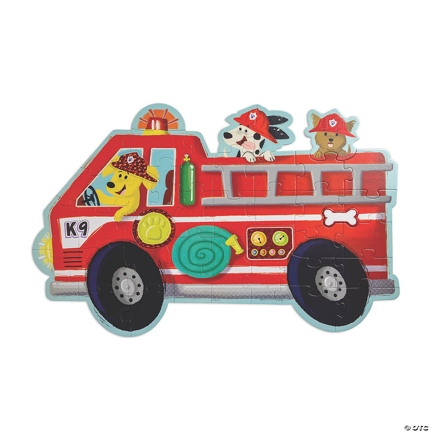 MW Fire Truck Pups Floor Puzzle 4 MW Fire Truck Pups Floor Puzzle - Image 2
