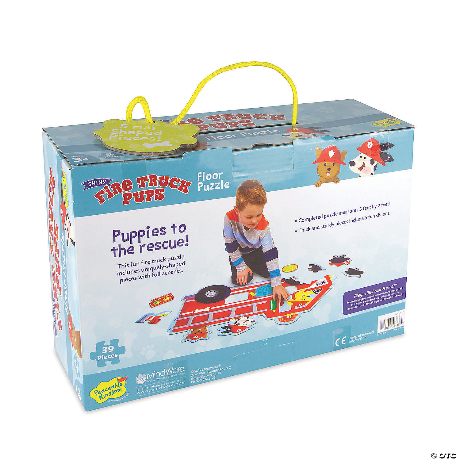 MW Fire Truck Pups Floor Puzzle 6 MW Fire Truck Pups Floor Puzzle - Image 4