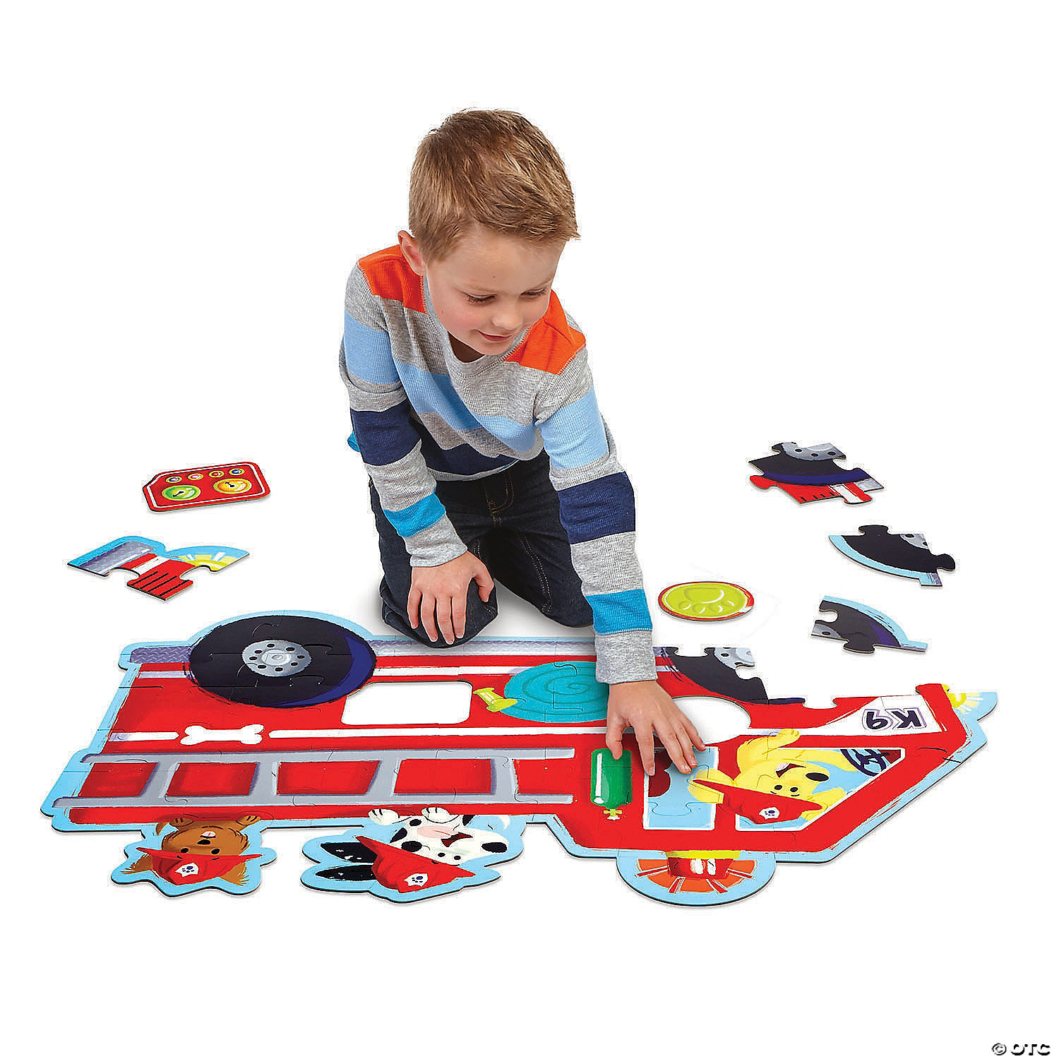 MW Fire Truck Pups Floor Puzzle 3 MW Fire Truck Pups Floor Puzzle