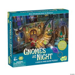 MW Gnomes At Night Seek And Find Glow Puzzle 5 MW Gnomes At Night Seek And Find Glow Puzzle -MindWare SHOP gnomes at night seek and find glow puzzlepz33 a03