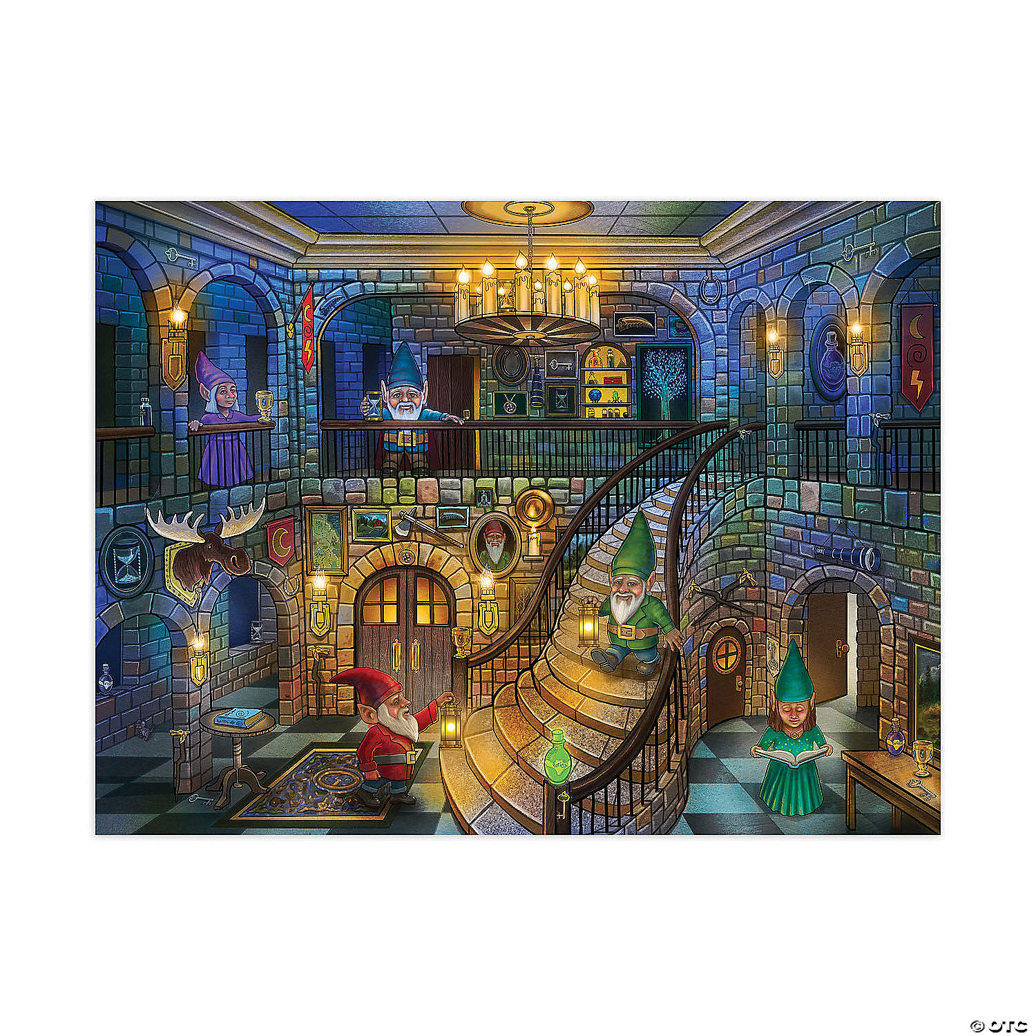 Gnomes at Night Seek and Find Glow Puzzle MW Gnomes At Night Seek And Find Glow Puzzle -MindWare SHOP gnomes at night seek and find glow puzzlepz33 a04