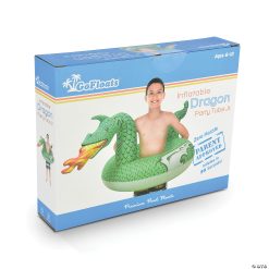 MW GoFloats Fire Dragon Jr Pool Float Tube -MindWare SHOP gofloats fire dragon jr pool float tube14097606 a02