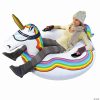 MW GoFloats: Winter Snow Tube Unicorn - The Ultimate Sled & Toboggan -MindWare SHOP gofloats winter snow tube unicorn the ultimate sled and toboggan14111393