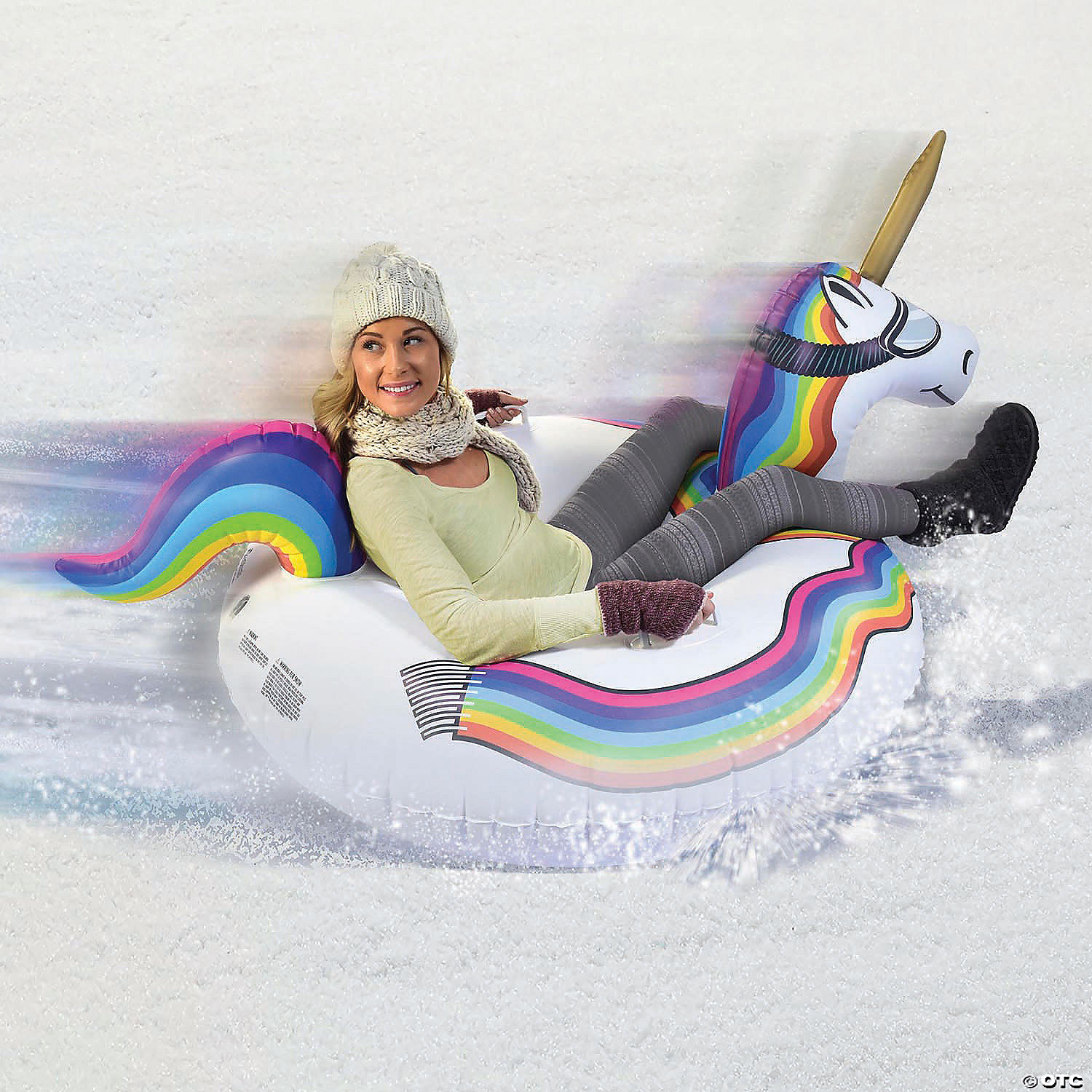 GoFloats: Winter Snow Tube Unicorn - The Ultimate Sled & Toboggan MW GoFloats: Winter Snow Tube Unicorn - The Ultimate Sled & Toboggan -MindWare SHOP gofloats winter snow tube unicorn the ultimate sled and toboggan14111393 a02
