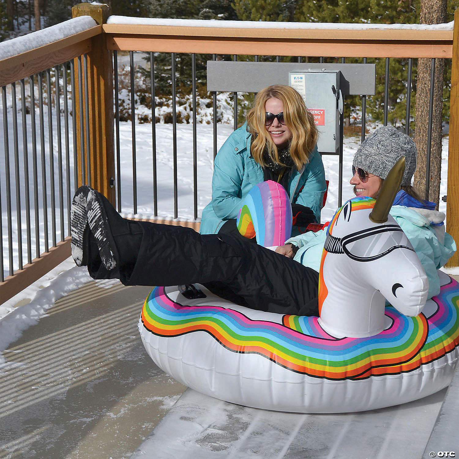 GoFloats: Winter Snow Tube Unicorn - The Ultimate Sled & Toboggan MW GoFloats: Winter Snow Tube Unicorn - The Ultimate Sled & Toboggan -MindWare SHOP gofloats winter snow tube unicorn the ultimate sled and toboggan14111393 a03