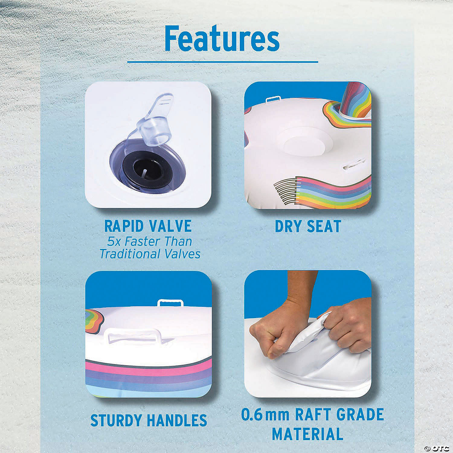 GoFloats: Winter Snow Tube Unicorn - The Ultimate Sled & Toboggan MW GoFloats: Winter Snow Tube Unicorn - The Ultimate Sled & Toboggan -MindWare SHOP gofloats winter snow tube unicorn the ultimate sled and toboggan14111393 a05