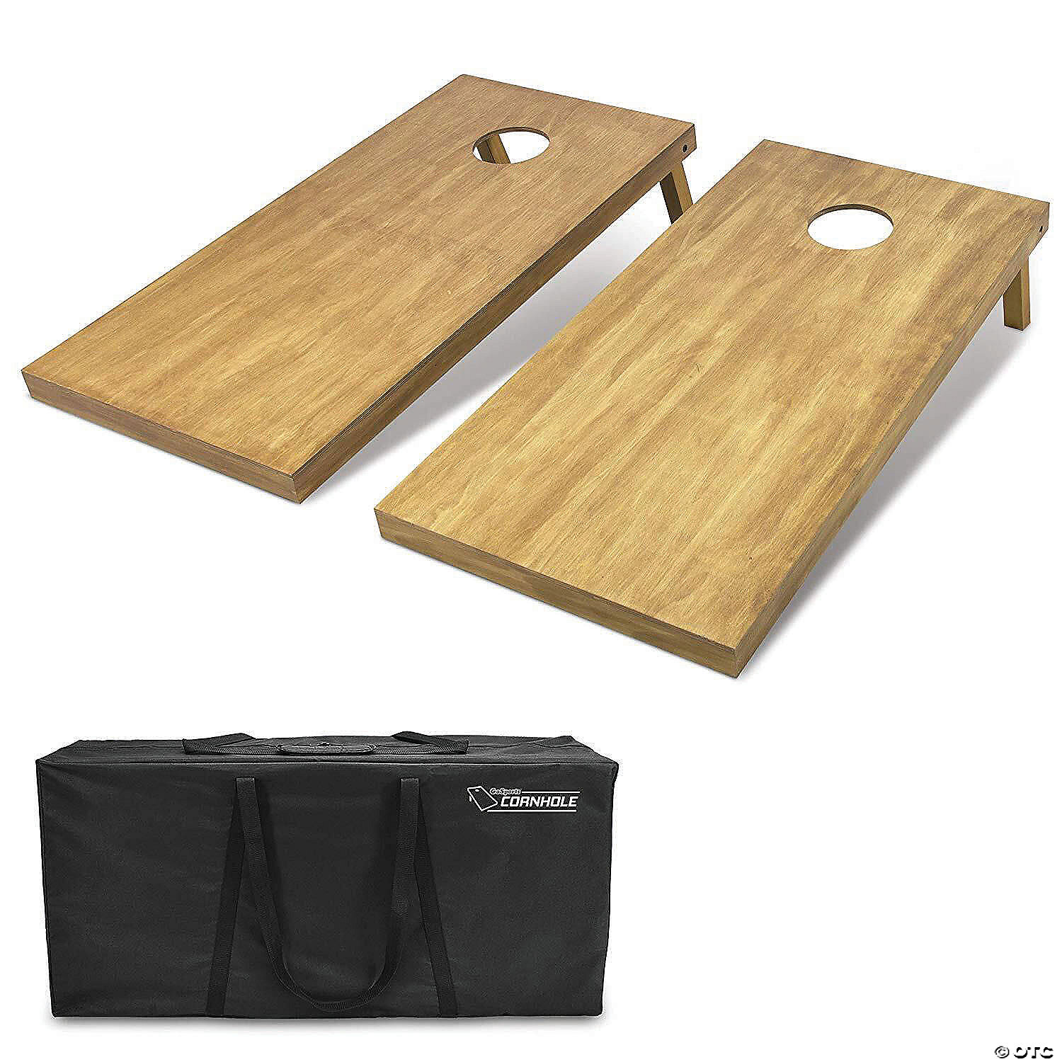 GoSports: 4'x2' Regulation Size Wooden Cornhole Boards Set MW GoSports: 4'x2' Regulation Size Wooden Cornhole Boards Set -MindWare SHOP gosports 4x2 regulation size wooden cornhole boards set14097671