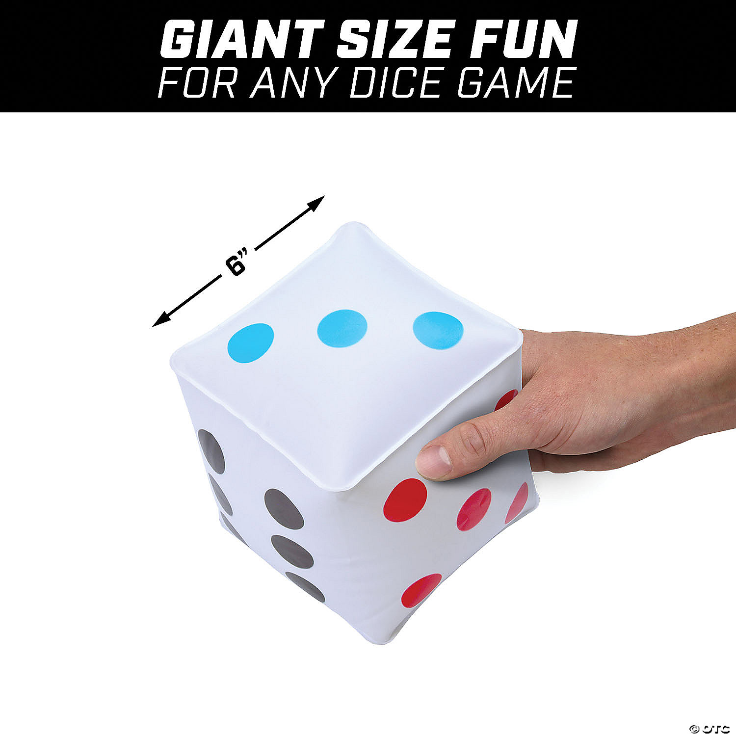 MW GoSports 6" Giant Inflatable Dice: 6 Pack 4 MW GoSports 6" Giant Inflatable Dice: 6 Pack - Image 2