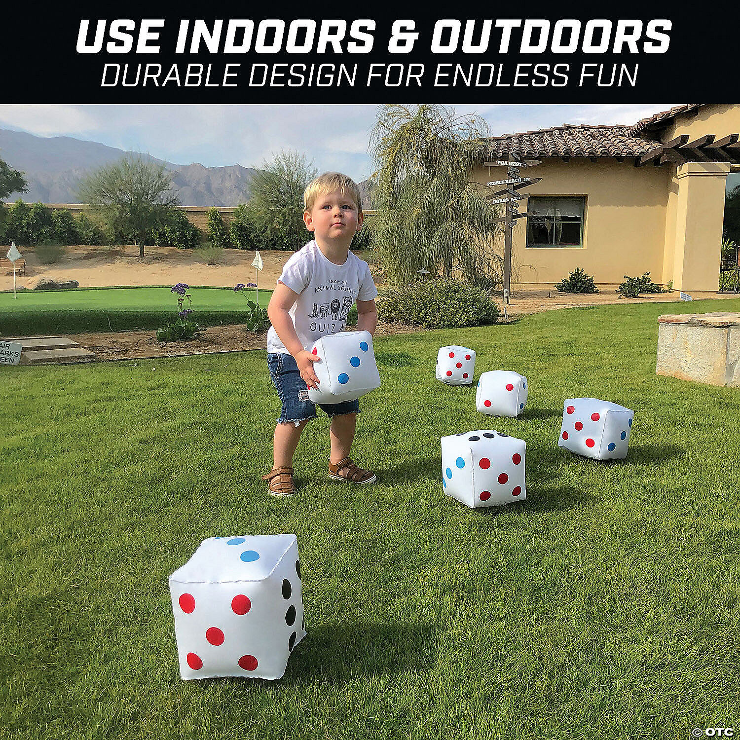 MW GoSports 6" Giant Inflatable Dice: 6 Pack 7 MW GoSports 6" Giant Inflatable Dice: 6 Pack - Image 5