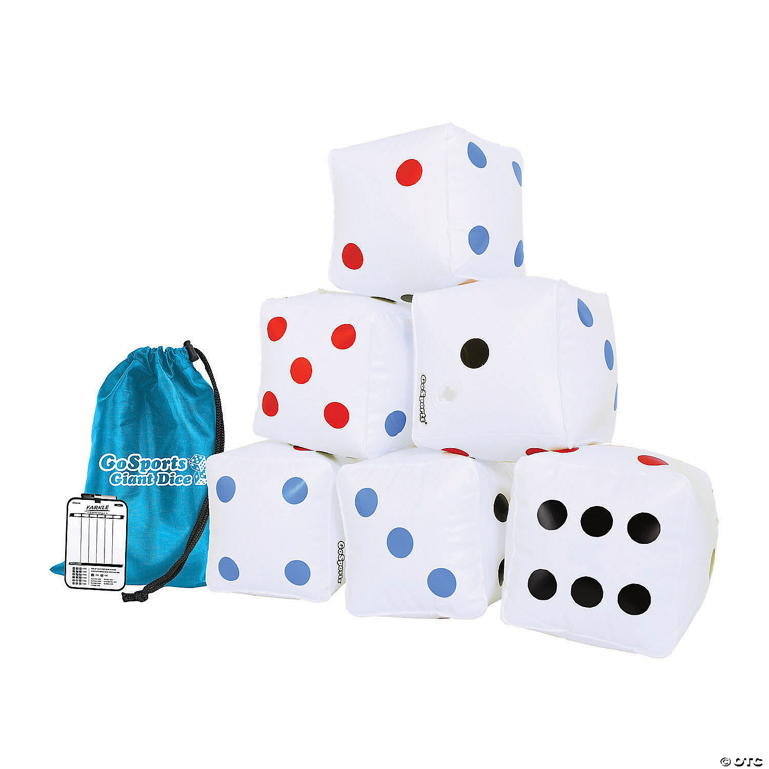 MW GoSports 6" Giant Inflatable Dice: 6 Pack 3 MW GoSports 6" Giant Inflatable Dice: 6 Pack