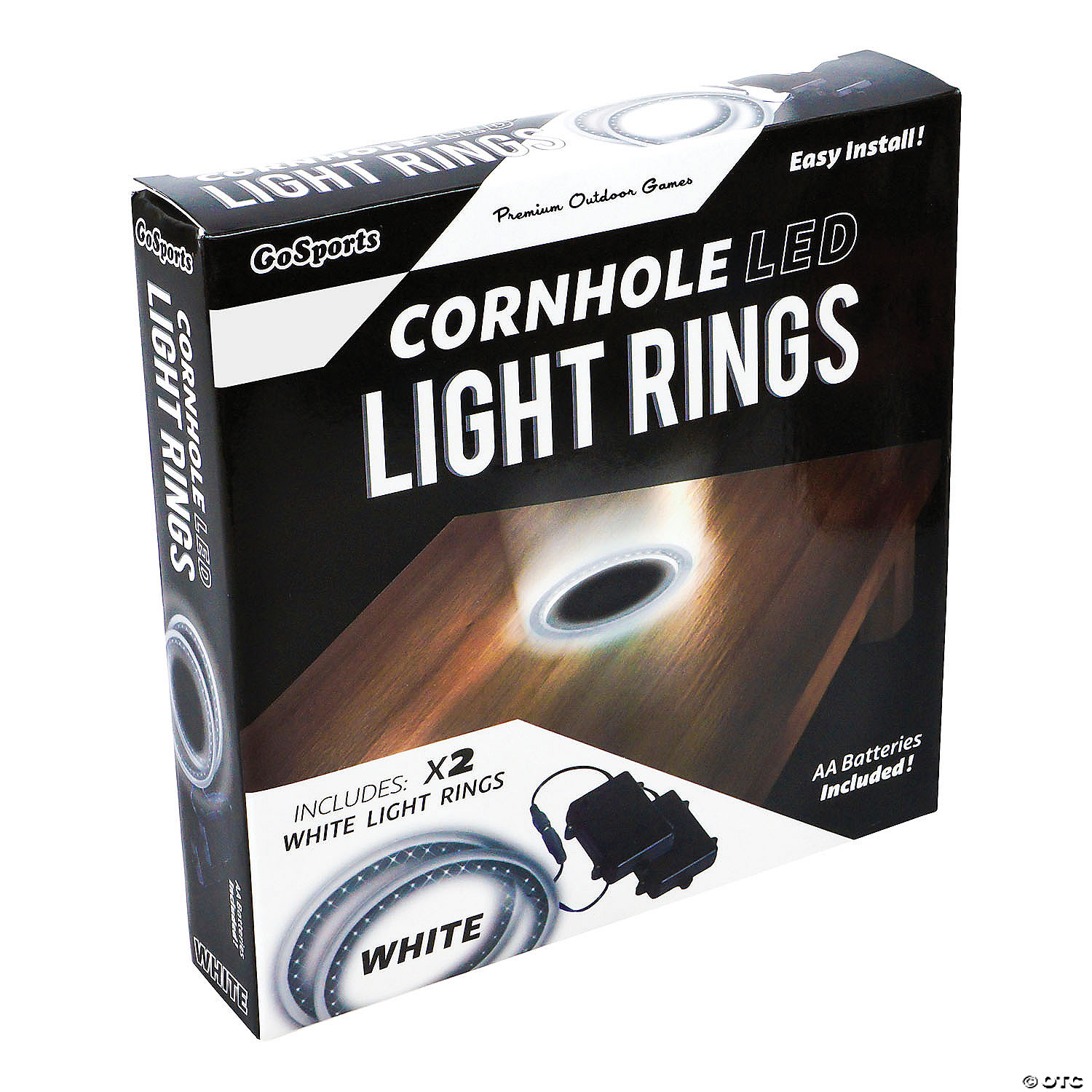 GoSports: Cornhole Light Up LED Ring Kit - 2pc Set MW GoSports: Cornhole Light Up LED Ring Kit - 2pc Set -MindWare SHOP gosports cornhole light up led ring kit 2pc set14097722 a02