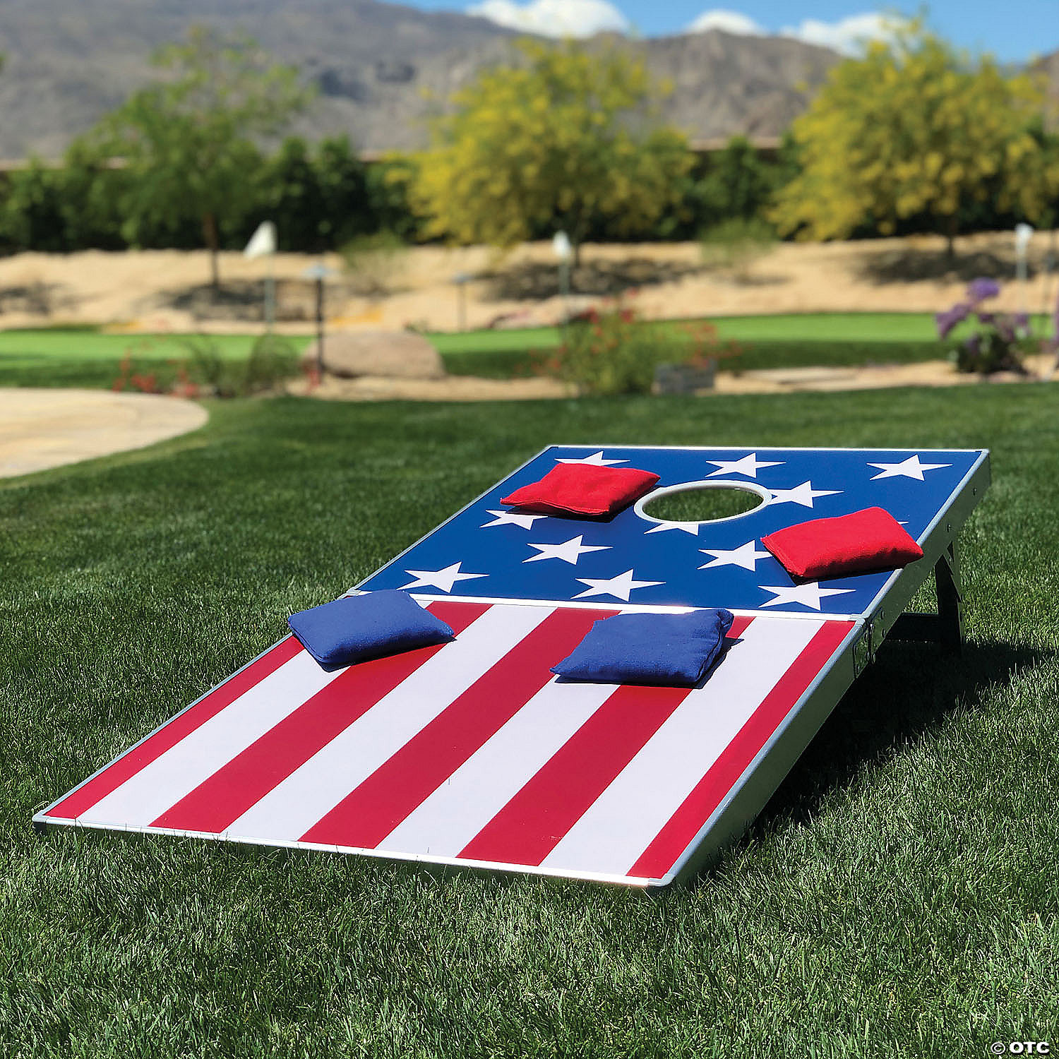 GoSports: Cornhole PRO Regulation Size Game Set - American Flag Design MW GoSports: Cornhole PRO Regulation Size Game Set - American Flag Design -MindWare SHOP gosports cornhole pro regulation size game set american flag design14097658 a02